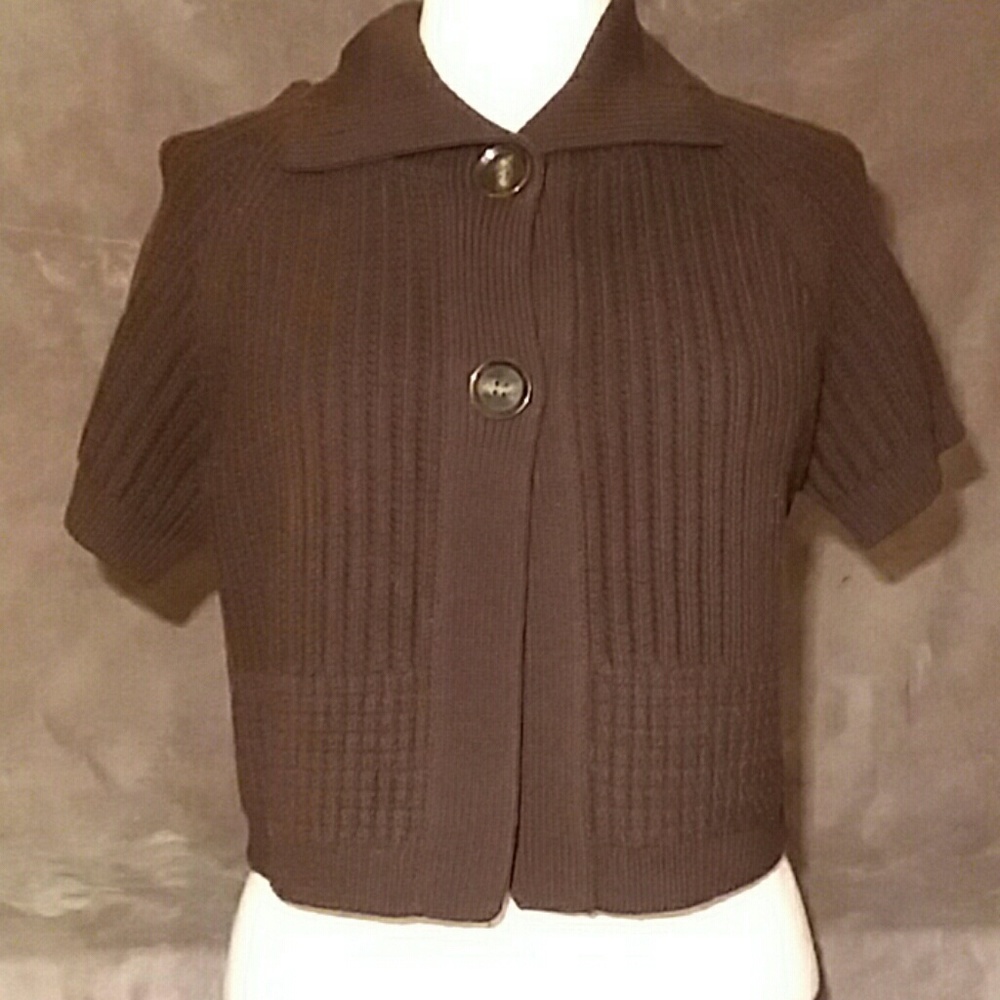 Lafayette 148 Crop Knit Sweater